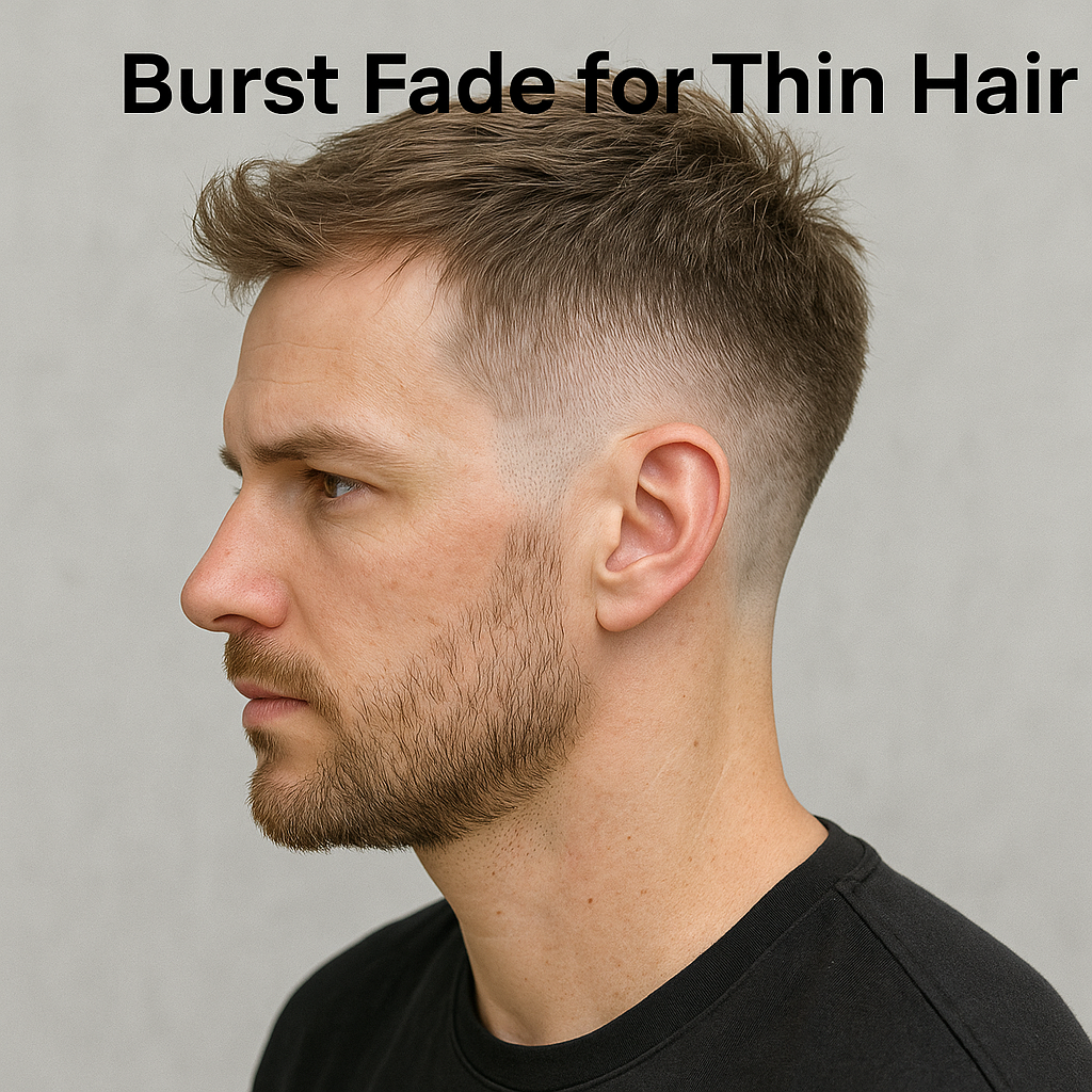 burst fade for thin hair