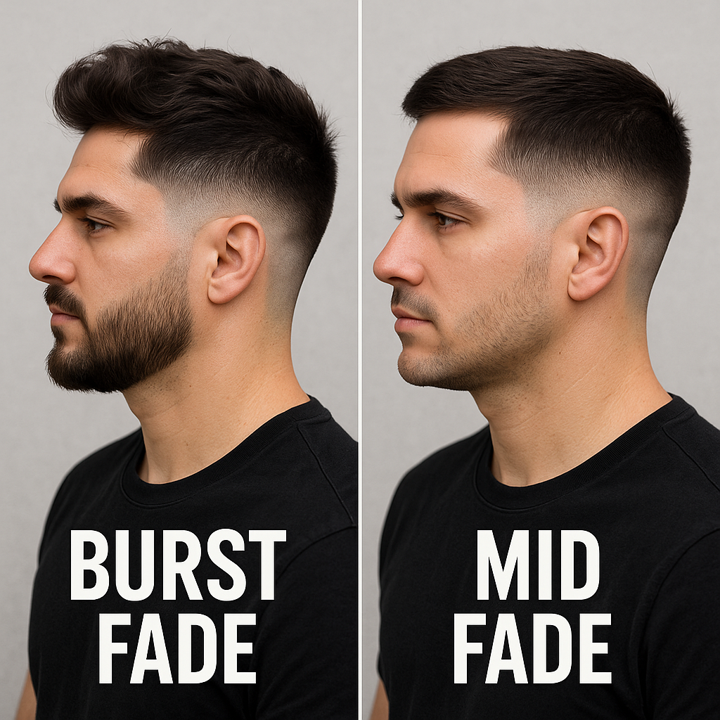 burst fade vs mid fade