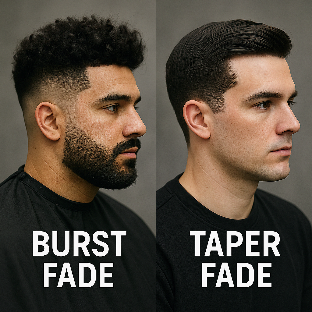 burst fade vs taper fade