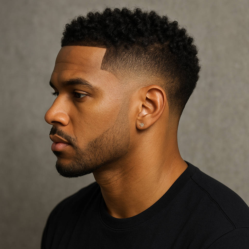 celebrity burst fade